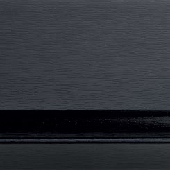 black wood coloured doors