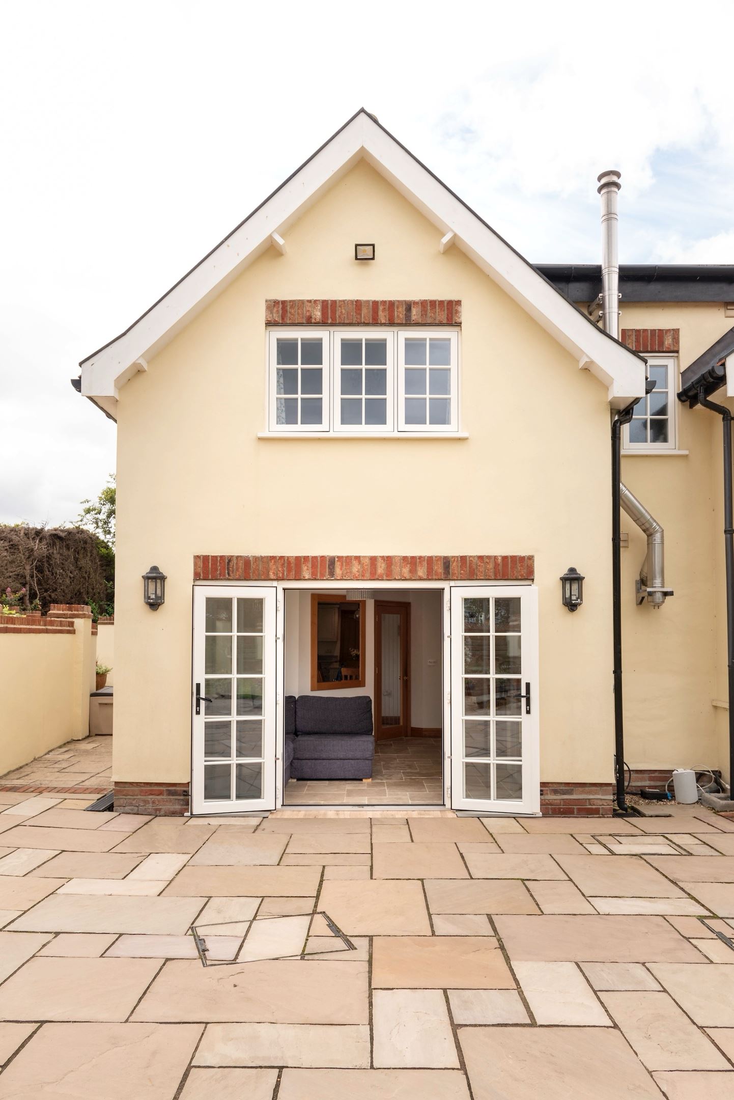 Heritage French doors interior view