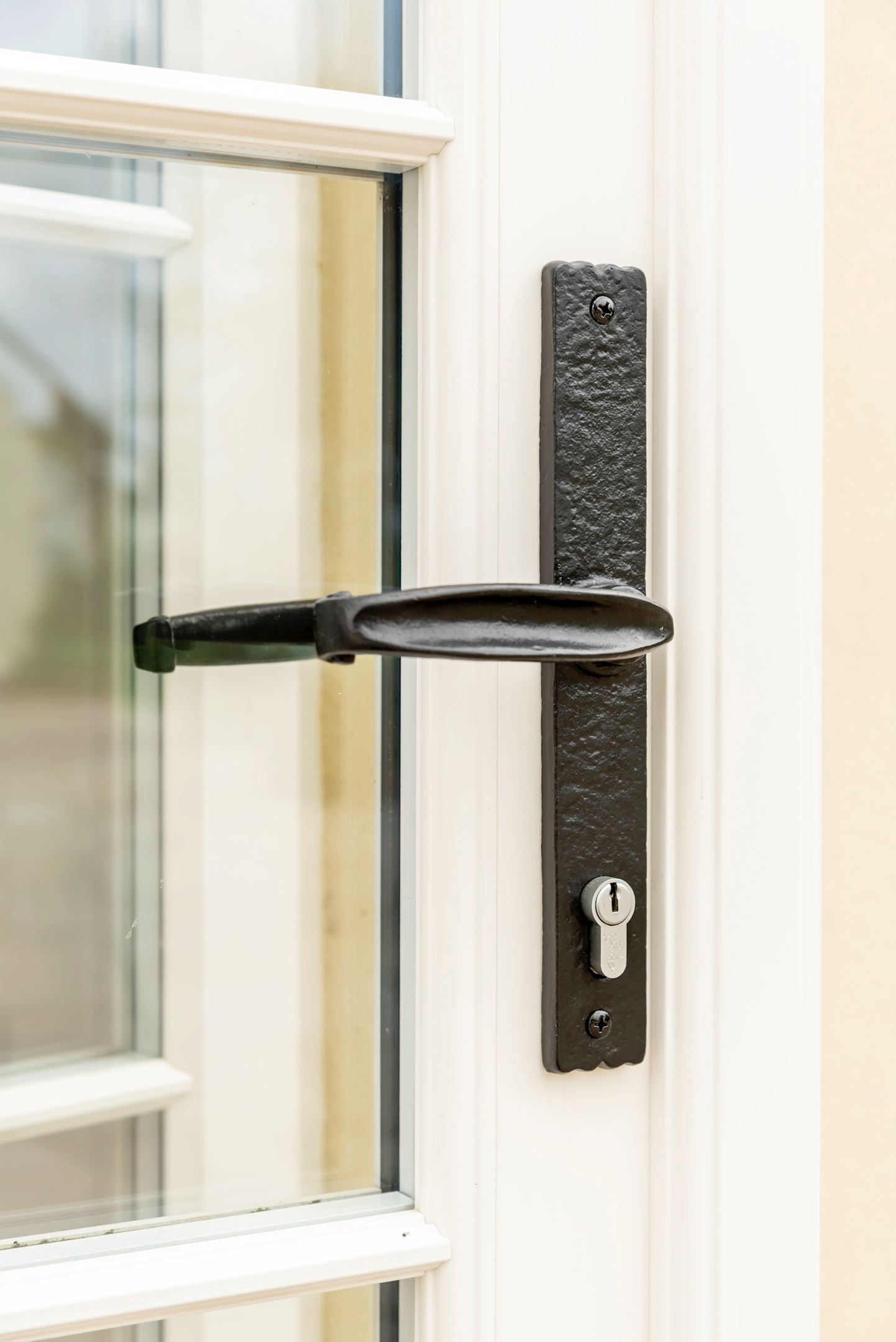 Heritage French doors exterior view