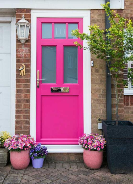 bright front doors