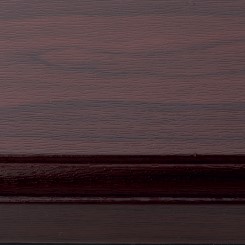 Rosewood coloured doors