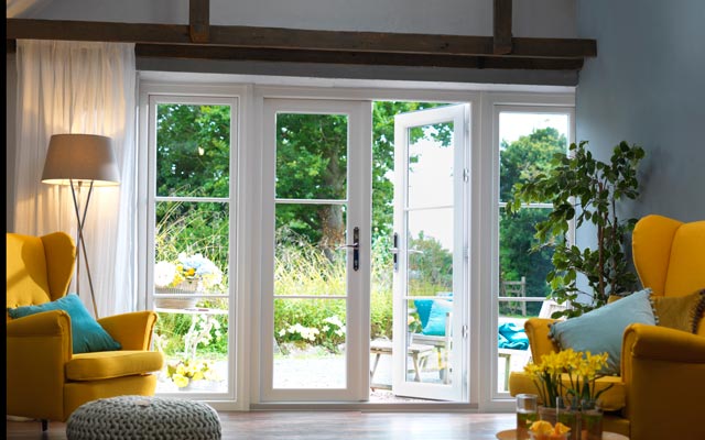 Standard Size uPVC French Doors