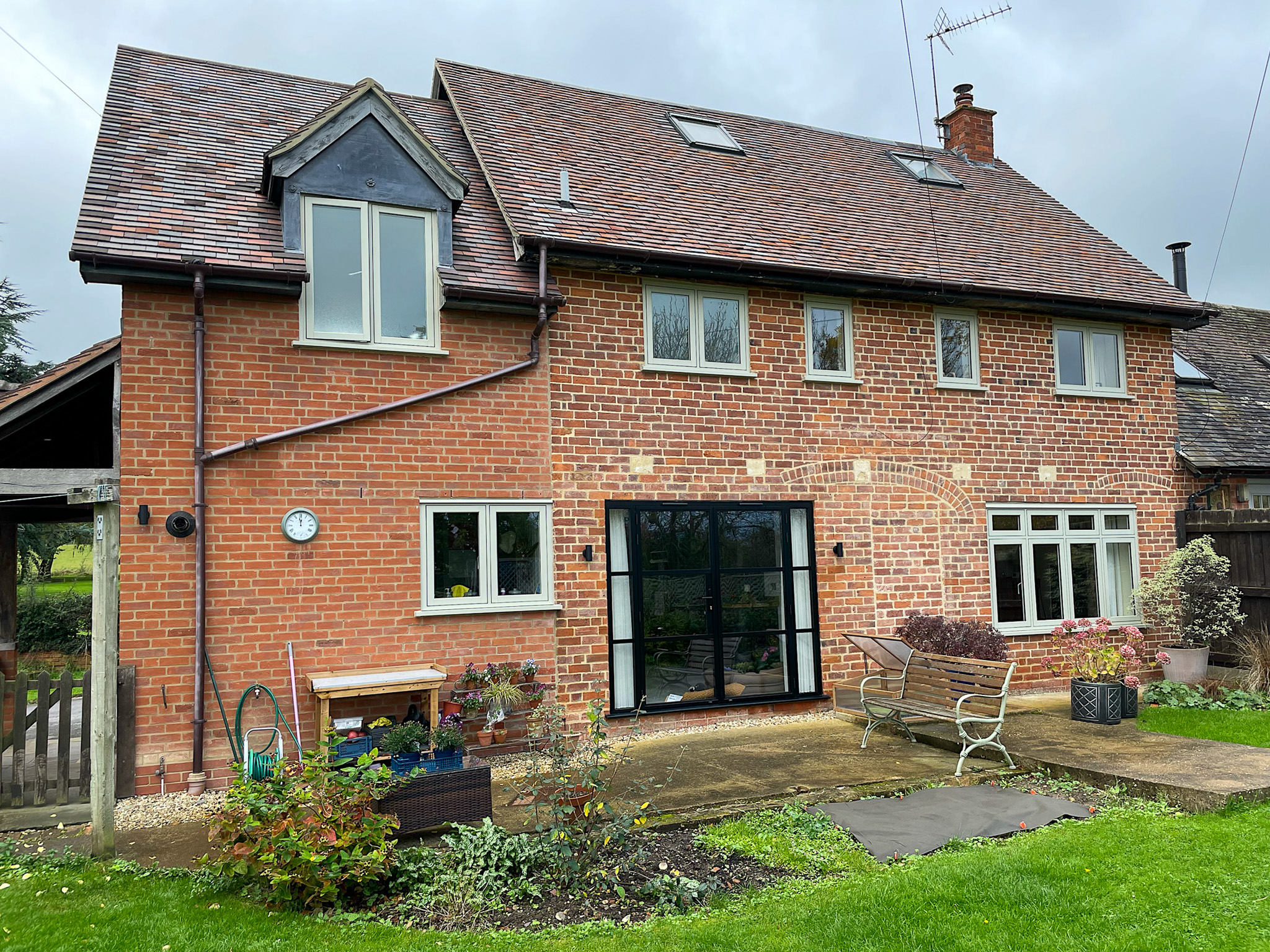 flush casement windows Worcestershire olive