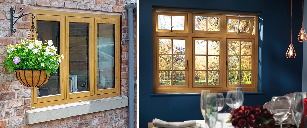 Evo oak window