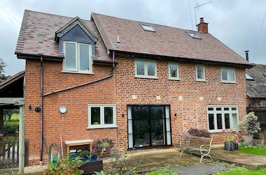 Project Image for uPVC  Flush Casement Windows in Worcestershire New Build