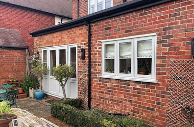 Project Image for Timber-Look Patio Doors in a Gloucestershire Extension